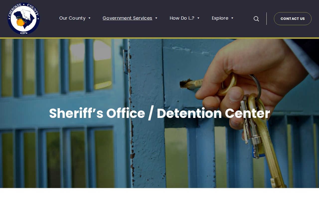 Cherokee County arrest records sheriff contact office